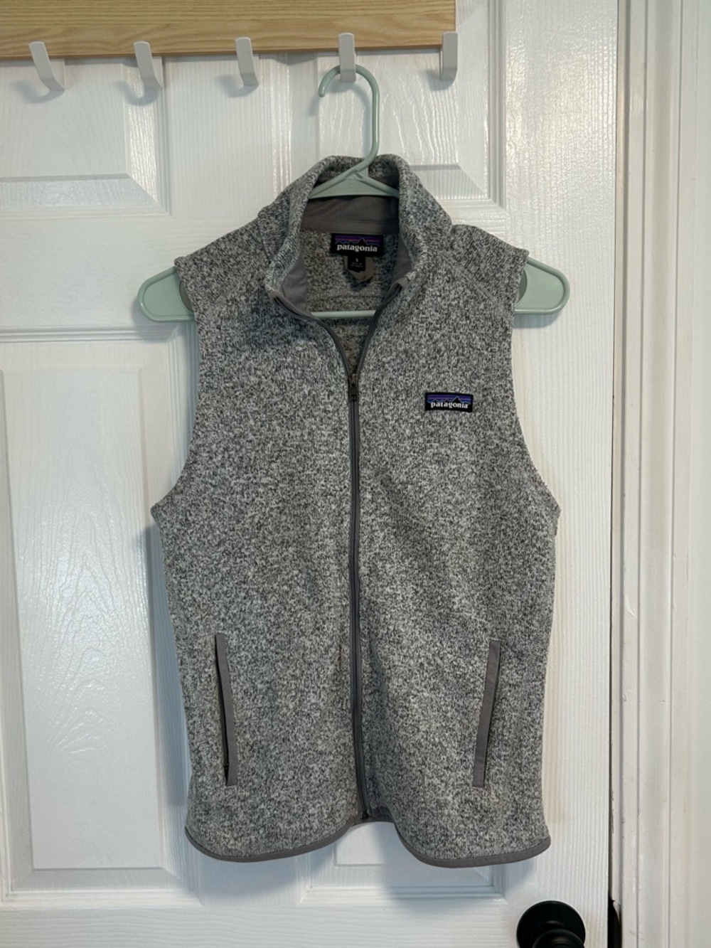 Patagonia Gray Heather Zip-Up Fleece Jacket